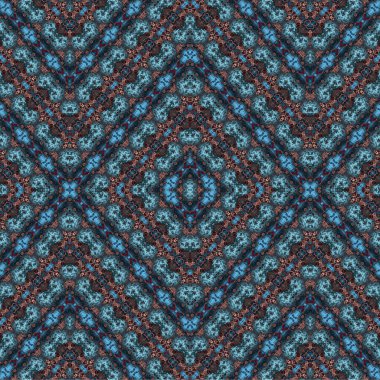 Kusursuz etnik düzen. Soyut retro arka plan. Kusursuz bir doku. Simetrik arkaplan. Sanat dokusu