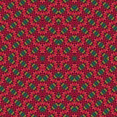 Kusursuz etnik düzen. Soyut retro arka plan. Kusursuz bir doku. Simetrik arkaplan. Sanat dokusu