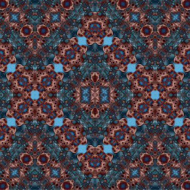 Seamless chaotic pattern. Abstract art background. Seamless texture. Modern background. Mandala