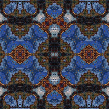 Kusursuz kaotik şablon. Soyut moda arka planı. Kusursuz bir doku. Modern arka plan. Kaleydoskopik