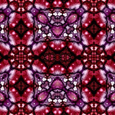 Kusursuz etnik düzen. Soyut retro arka plan. Kusursuz bir doku. Simetrik arkaplan. Sanat dokusu