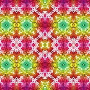 Kusursuz kaotik şablon. Soyut sanat geçmişi. Kusursuz bir doku. Modern arka plan. Mandala