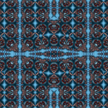 Kusursuz kaotik şablon. Soyut moda arka planı. Kusursuz bir doku. Modern arka plan. Kaleydoskopik