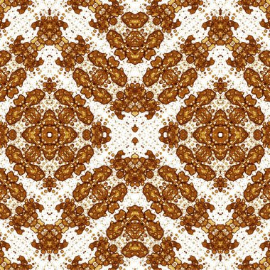 Kusursuz kaotik şablon. Soyut sanat geçmişi. Kusursuz bir doku. Modern arka plan. Mandala