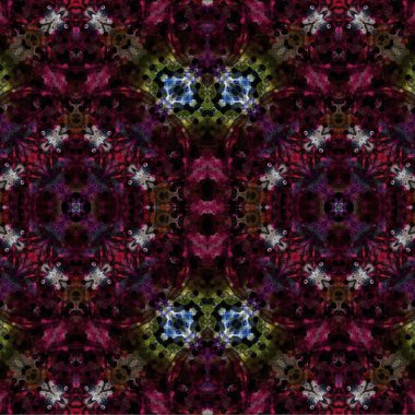 Kusursuz kaotik şablon. Soyut moda arka planı. Kusursuz bir doku. Modern arka plan. Kaleydoskopik