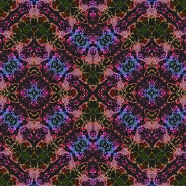 Kusursuz kaotik şablon. Soyut sanat geçmişi. Kusursuz bir doku. Modern arka plan. Mandala