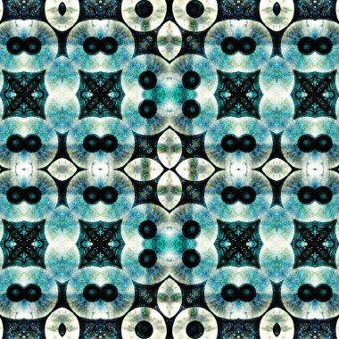 Kusursuz etnik düzen. Soyut retro arka plan. Kusursuz bir doku. Simetrik arkaplan. Sanat dokusu