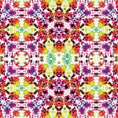 Kusursuz kaotik şablon. Soyut sanat geçmişi. Kusursuz bir doku. Modern arka plan. Mandala