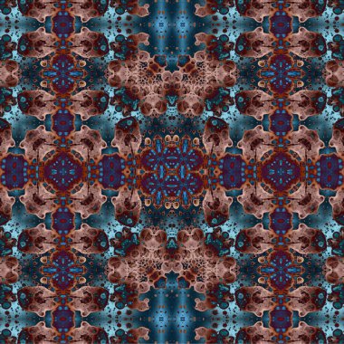 Kusursuz kaotik şablon. Soyut moda arka planı. Kusursuz bir doku. Modern arka plan. Kaleydoskopik