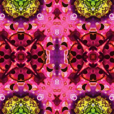 Kusursuz kaotik şablon. Soyut moda arka planı. Kusursuz bir doku. Modern arka plan. Kaleydoskopik