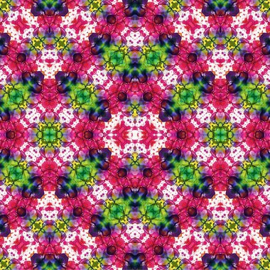 Kusursuz kaotik şablon. Soyut sanat geçmişi. Kusursuz bir doku. Modern arka plan. Mandala