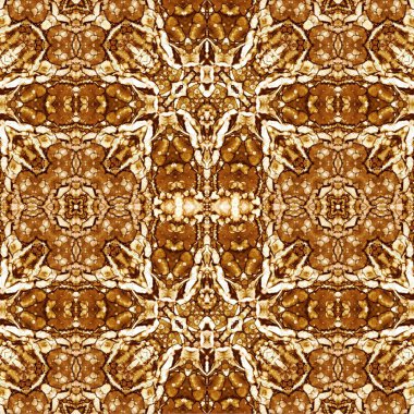 Kusursuz kaotik şablon. Soyut sanat geçmişi. Kusursuz bir doku. Modern arka plan. Mandala