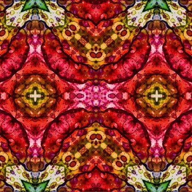 Seamless chaotic pattern. Abstract trendy background. Seamless texture. Modern background. Kaleidoscopic