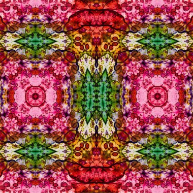 Kusursuz kaotik şablon. Soyut moda arka planı. Kusursuz bir doku. Modern arka plan. Kaleydoskopik