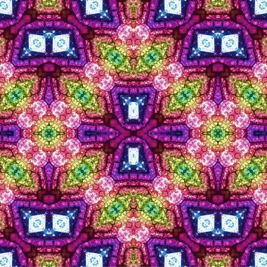 Kusursuz kaotik şablon. Soyut sanat geçmişi. Kusursuz bir doku. Modern arka plan. Mandala