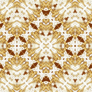 Kusursuz kaotik şablon. Soyut sanat geçmişi. Kusursuz bir doku. Modern arka plan. Mandala