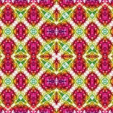 Kusursuz kaotik şablon. Soyut sanat geçmişi. Kusursuz bir doku. Modern arka plan. Mandala