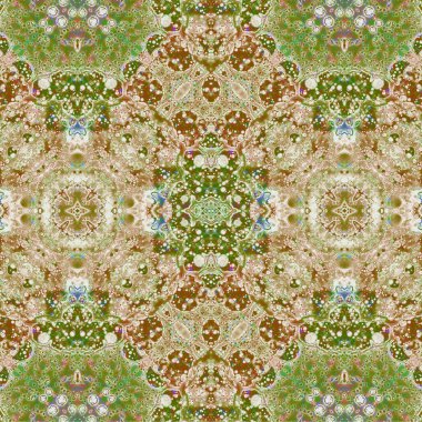 Kusursuz kaotik şablon. Soyut sanat geçmişi. Kusursuz bir doku. Modern arka plan. Mandala