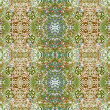 Kusursuz kaotik şablon. Soyut sanat geçmişi. Kusursuz bir doku. Modern arka plan. Mandala