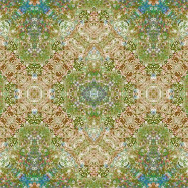 Kusursuz kaotik şablon. Soyut sanat geçmişi. Kusursuz bir doku. Modern arka plan. Mandala