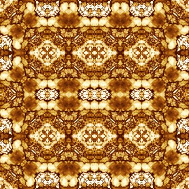 Kusursuz etnik düzen. Soyut retro arka plan. Kusursuz bir doku. Simetrik arkaplan. Sanat dokusu