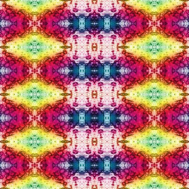 Kusursuz kaotik şablon. Soyut sanat geçmişi. Kusursuz bir doku. Modern arka plan. Mandala