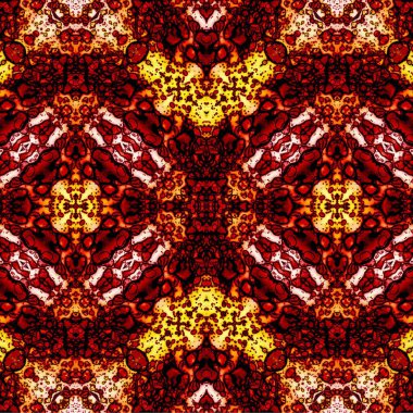 Kusursuz kaotik şablon. Soyut sanat geçmişi. Kusursuz bir doku. Modern arka plan. Mandala