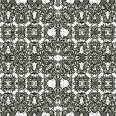 Kusursuz kaotik şablon. Soyut sanat geçmişi. Kusursuz bir doku. Modern arka plan. Mandala