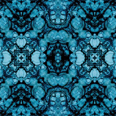 Kusursuz kaotik şablon. Soyut sanat geçmişi. Kusursuz bir doku. Modern arka plan. Mandala