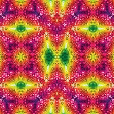 Kusursuz kaotik şablon. Soyut sanat geçmişi. Kusursuz bir doku. Modern arka plan. Mandala