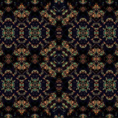 Kusursuz kaotik şablon. Soyut moda arka planı. Kusursuz bir doku. Modern arka plan. Kaleydoskopik