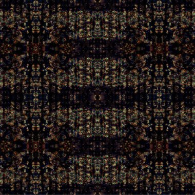 Kusursuz kaotik şablon. Soyut sanat geçmişi. Kusursuz bir doku. Modern arka plan. Mandala