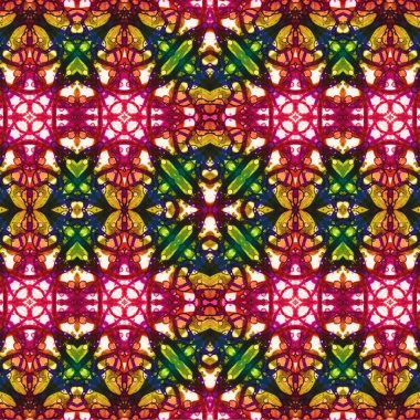 Kusursuz kaotik şablon. Soyut moda arka planı. Kusursuz bir doku. Modern arka plan. Kaleydoskopik