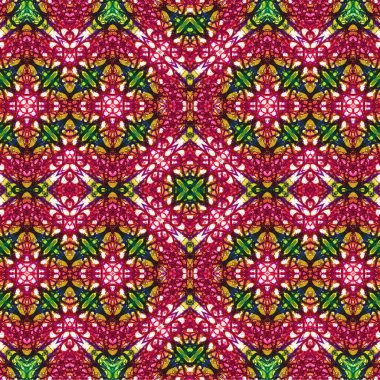 Kusursuz kaotik şablon. Soyut sanat geçmişi. Kusursuz bir doku. Modern arka plan. Mandala