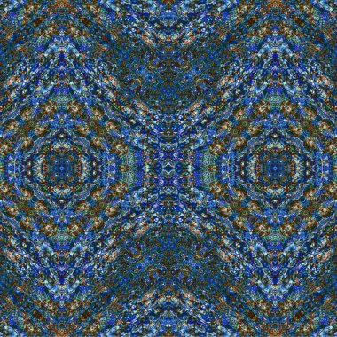 Kusursuz kaotik şablon. Soyut sanat geçmişi. Kusursuz bir doku. Modern arka plan. Mandala