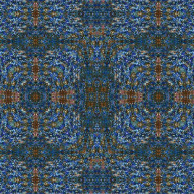 Kusursuz kaotik şablon. Soyut sanat geçmişi. Kusursuz bir doku. Modern arka plan. Mandala