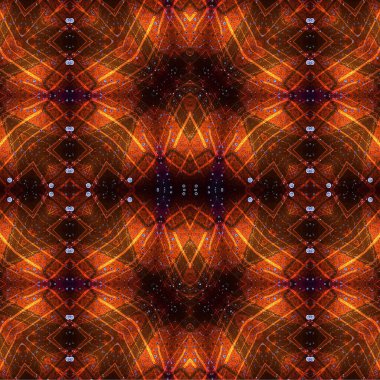 Kusursuz kaotik şablon. Soyut sanat geçmişi. Kusursuz bir doku. Modern arka plan. Mandala