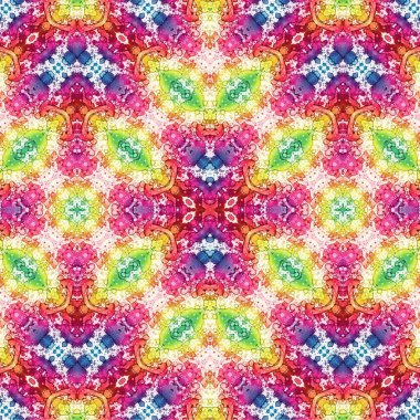 Kusursuz kaotik şablon. Soyut sanat geçmişi. Kusursuz bir doku. Modern arka plan. Mandala