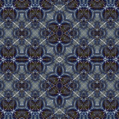 Kusursuz kaotik şablon. Soyut sanat geçmişi. Kusursuz bir doku. Modern arka plan. Mandala