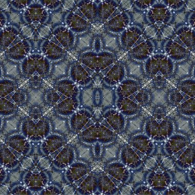 Kusursuz kaotik şablon. Soyut sanat geçmişi. Kusursuz bir doku. Modern arka plan. Mandala