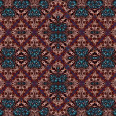 Kusursuz kaotik şablon. Soyut sanat geçmişi. Kusursuz bir doku. Modern arka plan. Mandala