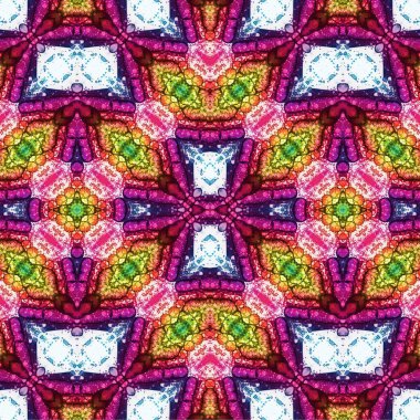 Kusursuz kaotik şablon. Soyut sanat geçmişi. Kusursuz bir doku. Modern arka plan. Mandala