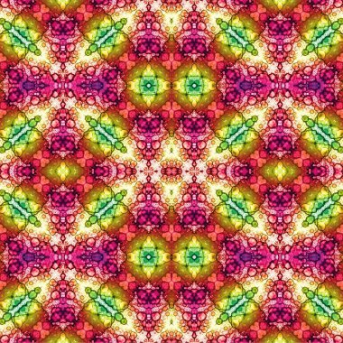 Kusursuz kaotik şablon. Soyut sanat geçmişi. Kusursuz bir doku. Modern arka plan. Mandala