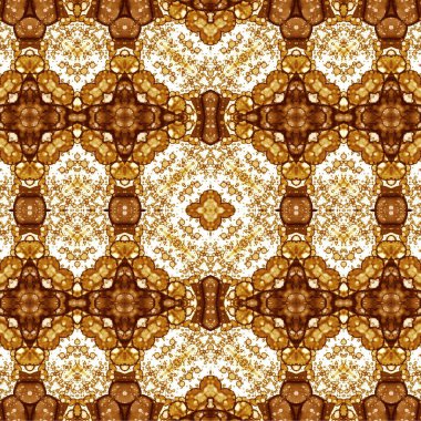 Kusursuz kaotik şablon. Soyut sanat geçmişi. Kusursuz bir doku. Modern arka plan. Mandala