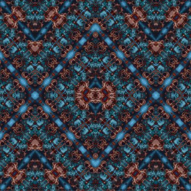 Kusursuz kaotik şablon. Soyut sanat geçmişi. Kusursuz bir doku. Modern arka plan. Mandala