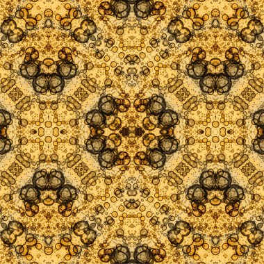 Kusursuz kaotik şablon. Soyut sanat geçmişi. Kusursuz bir doku. Modern arka plan. Mandala