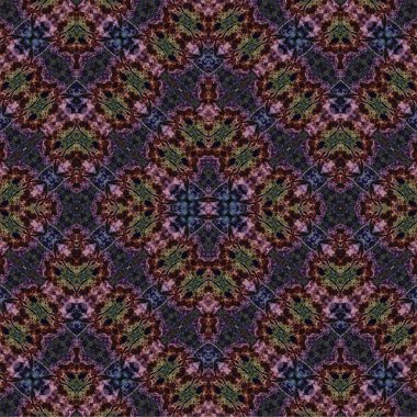 Kusursuz etnik düzen. Soyut retro arka plan. Kusursuz bir doku. Simetrik arkaplan. Sanat dokusu