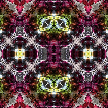 Kusursuz kaotik şablon. Soyut moda arka planı. Kusursuz bir doku. Modern arka plan. Kaleydoskopik