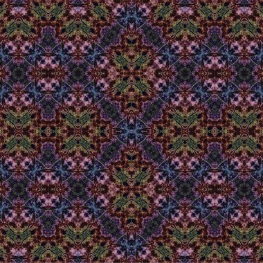 Kusursuz kaotik şablon. Soyut sanat geçmişi. Kusursuz bir doku. Modern arka plan. Mandala