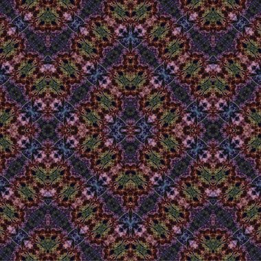 Kusursuz kaotik şablon. Soyut sanat geçmişi. Kusursuz bir doku. Modern arka plan. Mandala